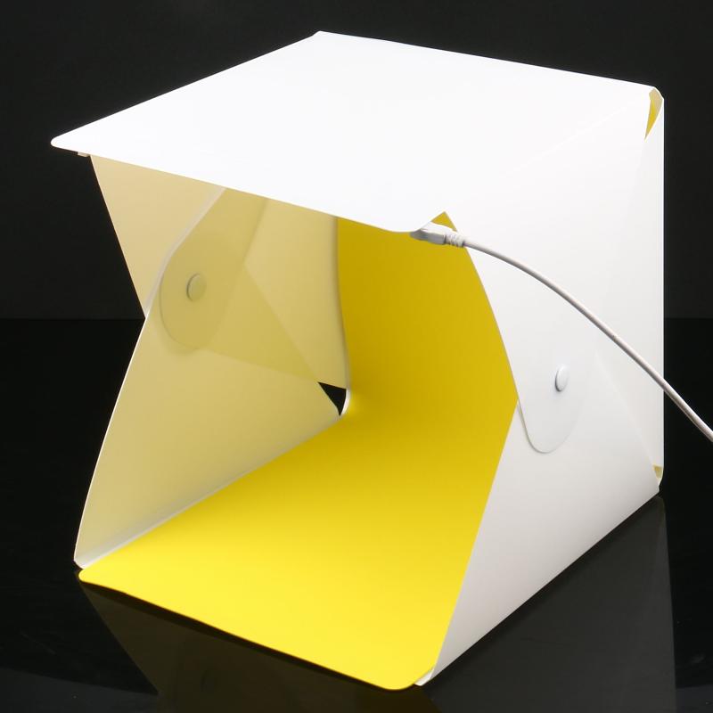Photography Lighting And Backdrop - صندوق إضاءة LED محمول للاستوديو الفوتوغرافي،