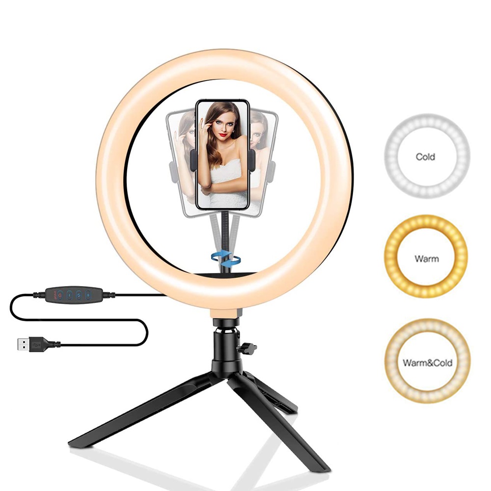 Photography And Videography Lighting - 26 سنتيمتر 10 بوصة Led حلقة