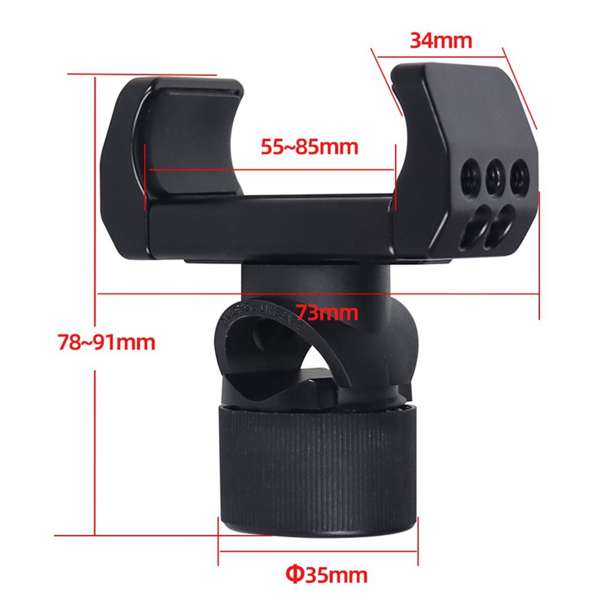 Reflector Arm Clamp - حامل مشبك بنك الطاقة A64I مع