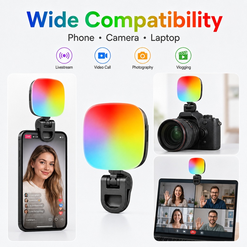 Photography Lighting Outdoor - مصباح إضاءة LED محمول RGB للتصوير