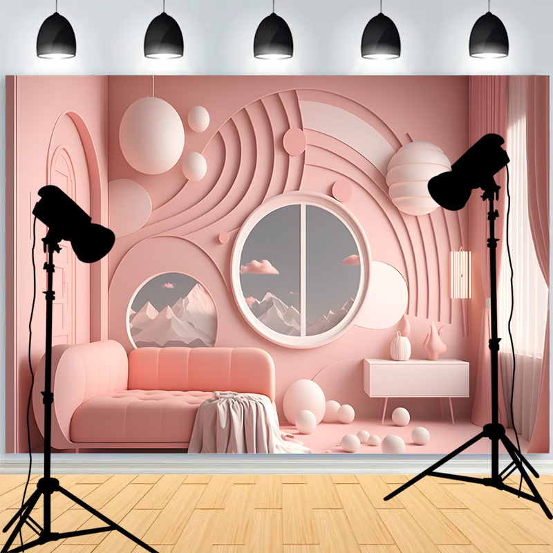 Photography Lighting For Indoor - خلفية تصوير داخلية للمسرح بألوان متدرجة