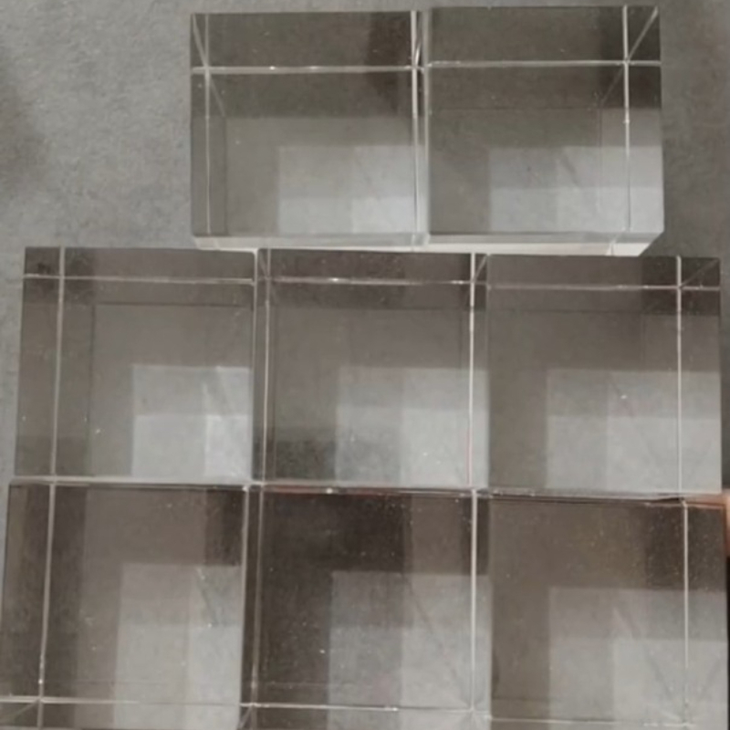 Lighting Glass Photography - قطعتان من مكعبات زجاج K9 سداسية