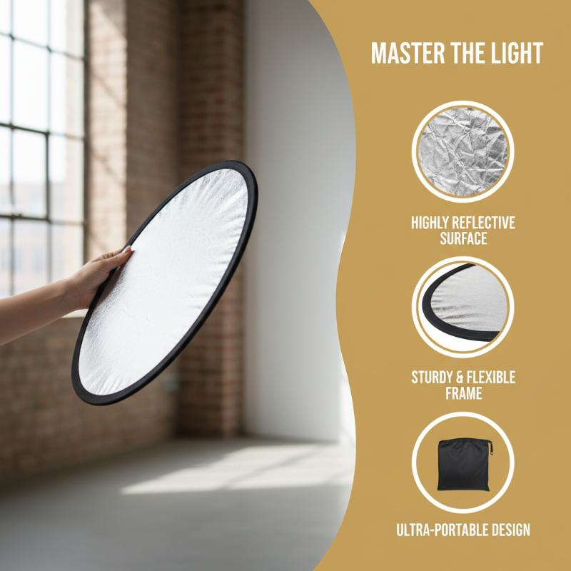 Photography Lighting Outdoor - عاكس ضوء دائري 5 في 1