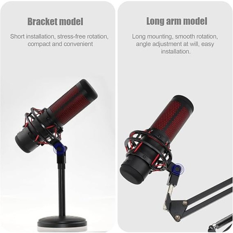 محول ميكروفون DT76 مقاس 3/8 بو - مراجعة Boom Arm Stand وسعره