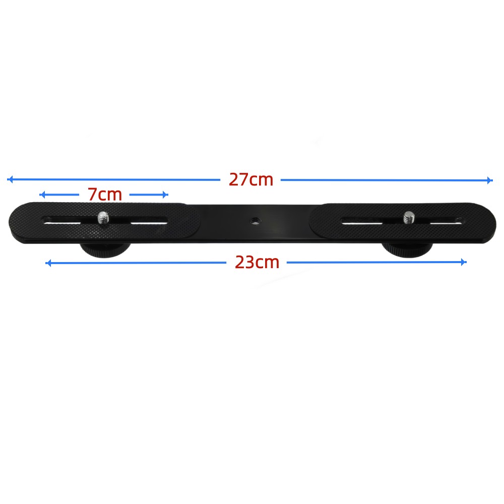 حامل مزدوج للفلاش مع برغي 1/4  - مراجعة Photography Video Lighting Kit With Adjustable Tripod Stand وسعره