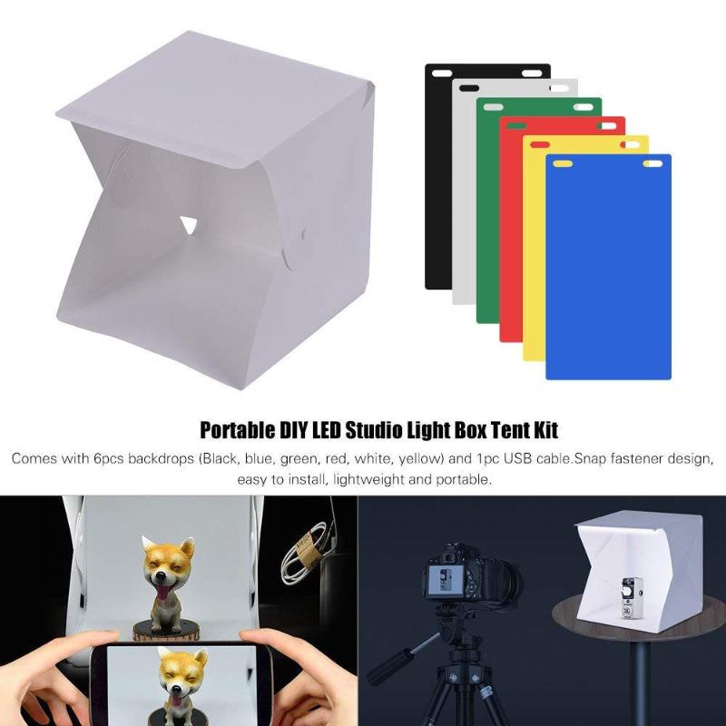 صندوق إضاءة LED محمول للاستودي - مراجعة Photography Lighting And Backdrop وسعره