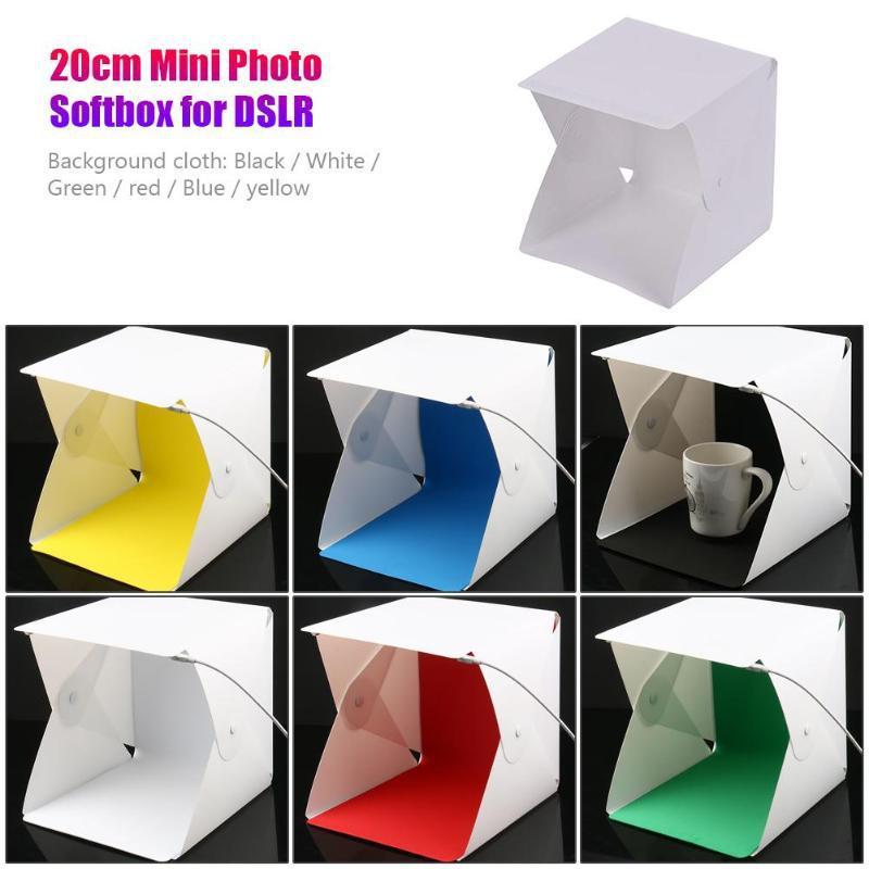 صندوق إضاءة LED محمول للاستودي - مراجعة Photography Lighting And Backdrop وسعره