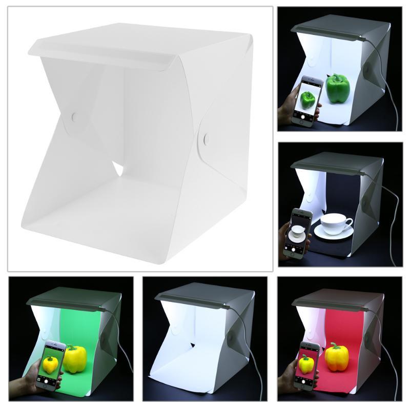 صندوق إضاءة LED محمول للاستودي - مراجعة Photography Lighting And Backdrop وسعره
