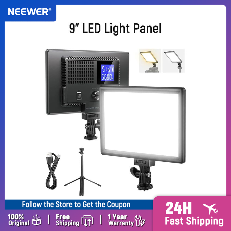 لوحة إضاءة LED من NEEWER Basic - مراجعة Iris Photography Led Lighting Pack وسعره
