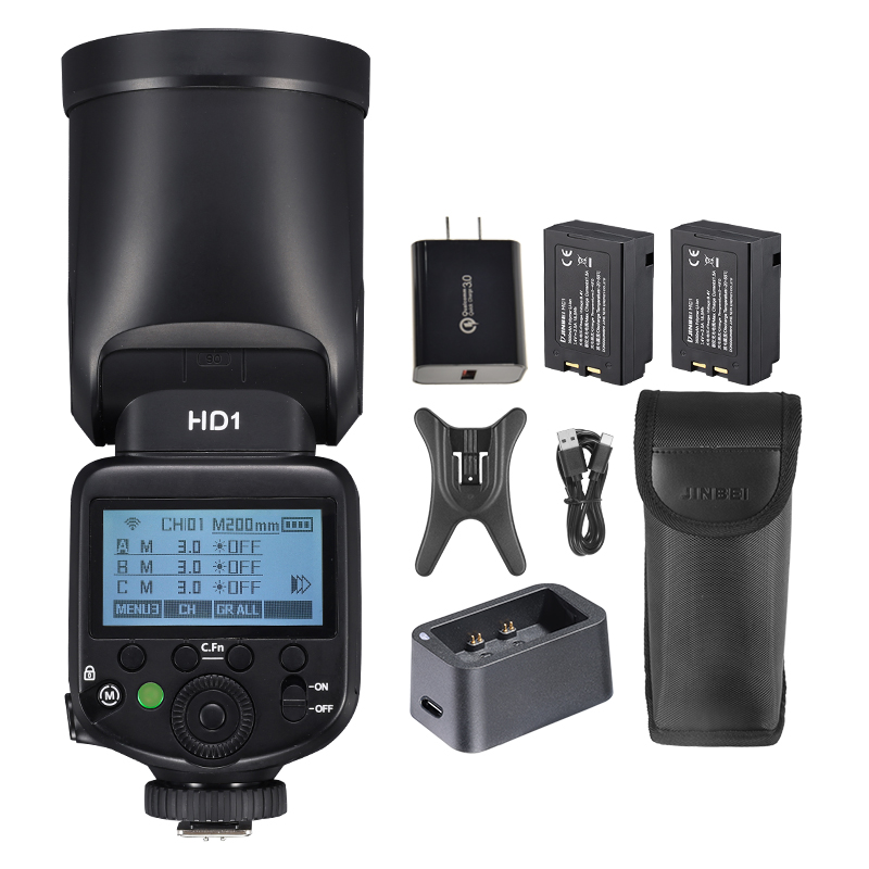 طقم إضاءة فلاش كاميرا JINBEI H - مراجعة Photography Lighting Outdoor وسعره