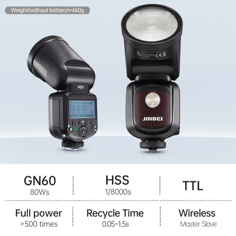 طقم إضاءة فلاش كاميرا JINBEI H - مراجعة Photography Lighting Outdoor وسعره