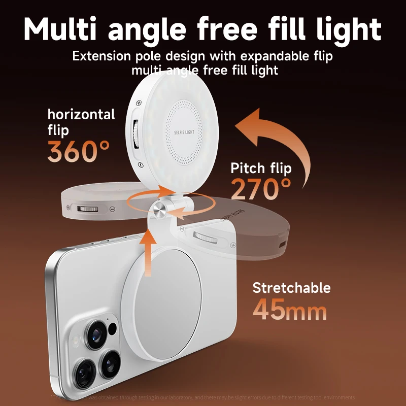 ضوء ملء سيلفي LED لهاتف Magsaf - مراجعة Photography And Videography Lighting وسعره