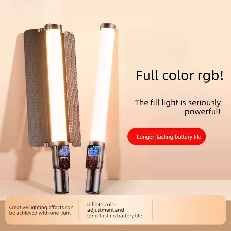 عصا إضاءة محمولة RGB – عصا إضا - مراجعة Photography Lighting For Indoor وسعره