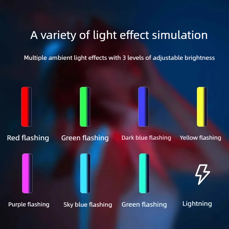عصا إضاءة محمولة RGB – عصا إضا - مراجعة Photography Lighting For Indoor وسعره