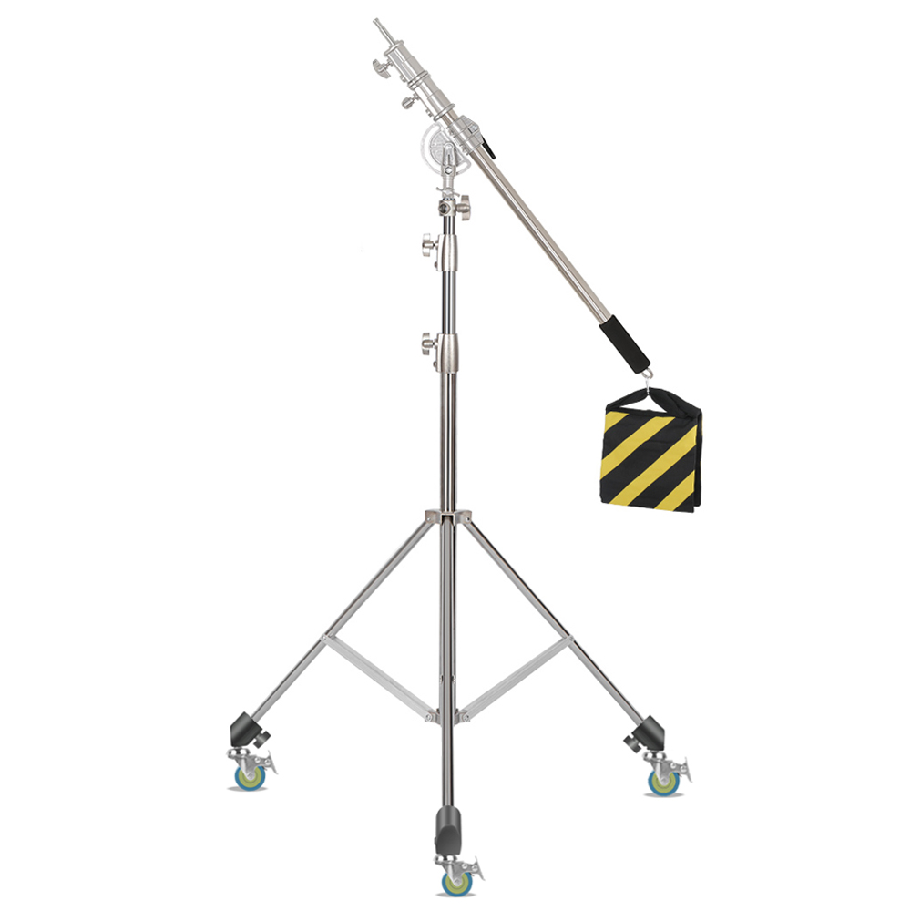 SH 2.8M الفولاذ المقاوم للصدأ  - مراجعة Photography Video Lighting Kit With Adjustable Tripod Stand وسعره