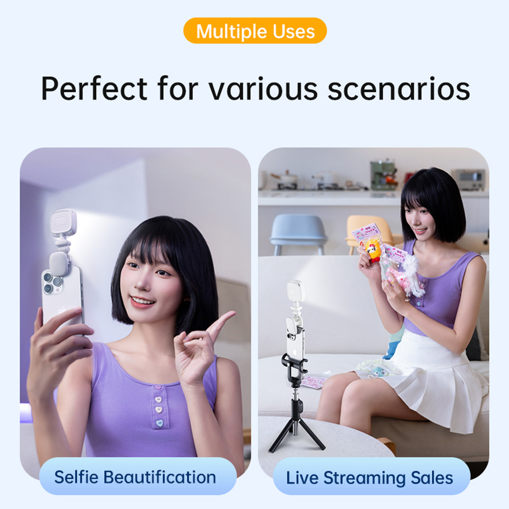 المحمولة LED Selfie ضوء كاميرا - مراجعة Photography And Videography Lighting وسعره