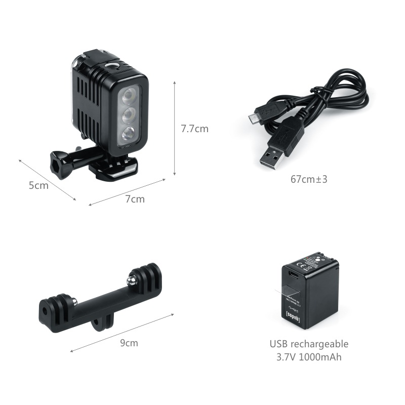 مصباح LED جديد مقاوم للماء للغ - مراجعة Iris Photography Led Lighting Pack وسعره