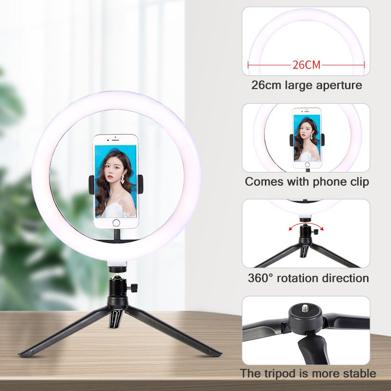 26 سنتيمتر 10 بوصة Led حلقة Se - مراجعة Photography And Videography Lighting وسعره