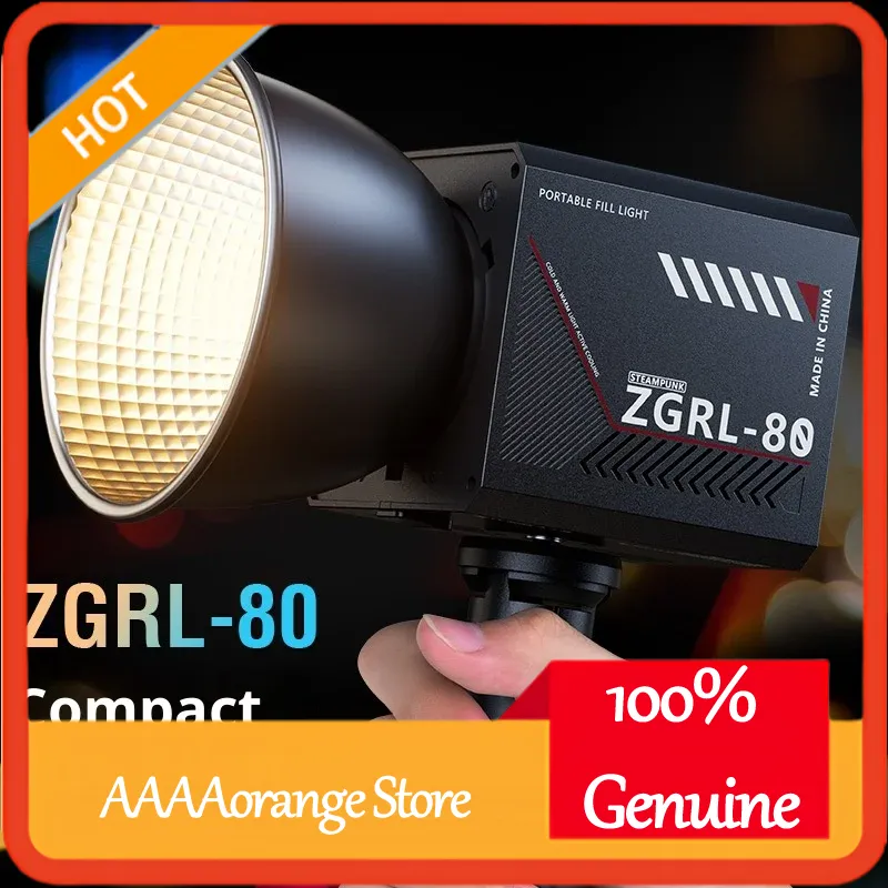 ZGRL80 80 واط COB LED الفيديو  - مراجعة Photography Lighting Outdoor وسعره
