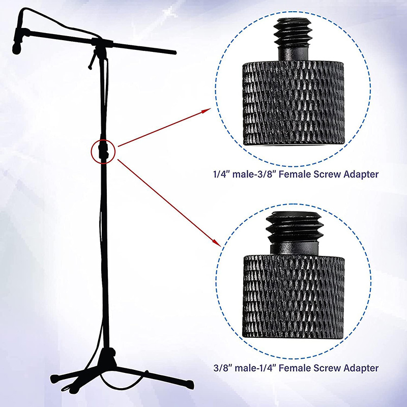 محول مثبت بخيوط من ذكر إلى أنث - مراجعة Photography Video Lighting Kit With Adjustable Tripod Stand وسعره
