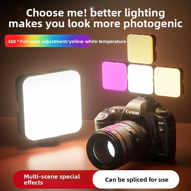 ضوء الجيب RGB للتصوير الفوتوغر - مراجعة Photography Lighting Outdoor وسعره