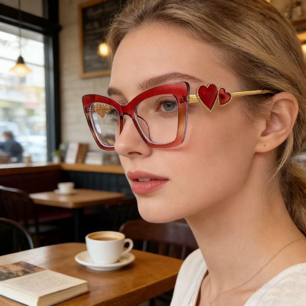 نظارات عصرية للنساء، مرآة مسطح - مراجعة Lighting Glass Photography وسعره