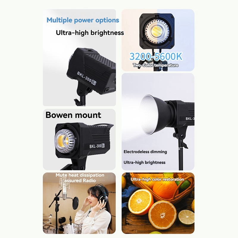 ضوء فيديو LED ثنائي بقوة 300 و - مراجعة Photography And Videography Lighting وسعره