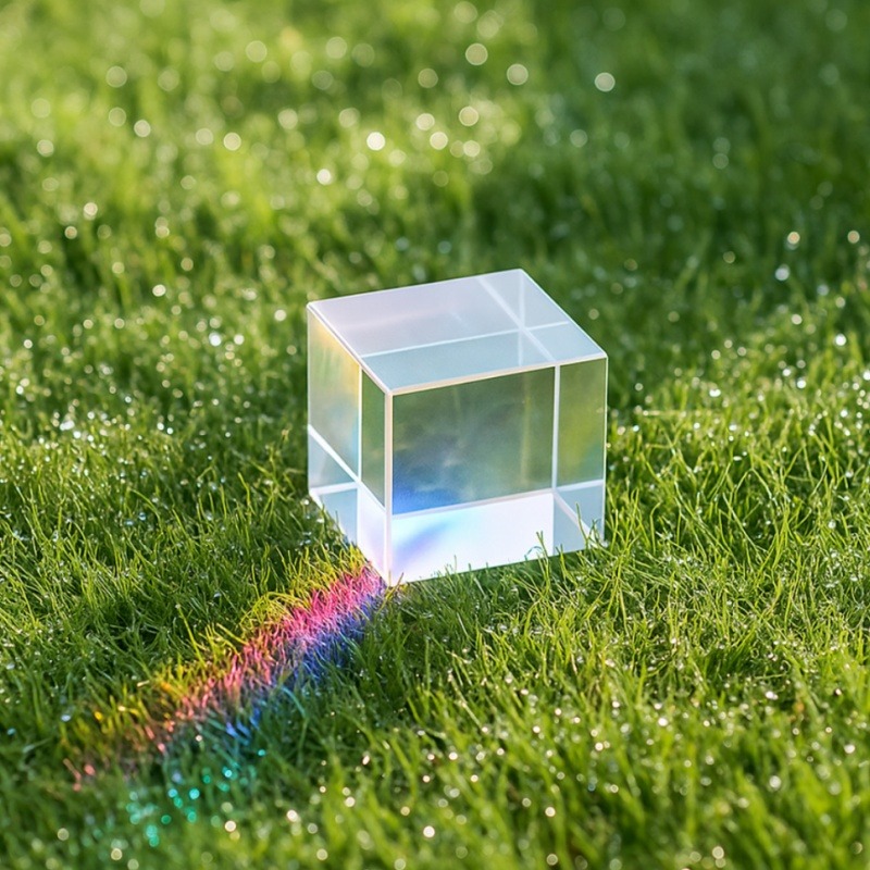 مكعب زجاجي مزدوج اللون منشور X - مراجعة Lighting Glass Photography وسعره