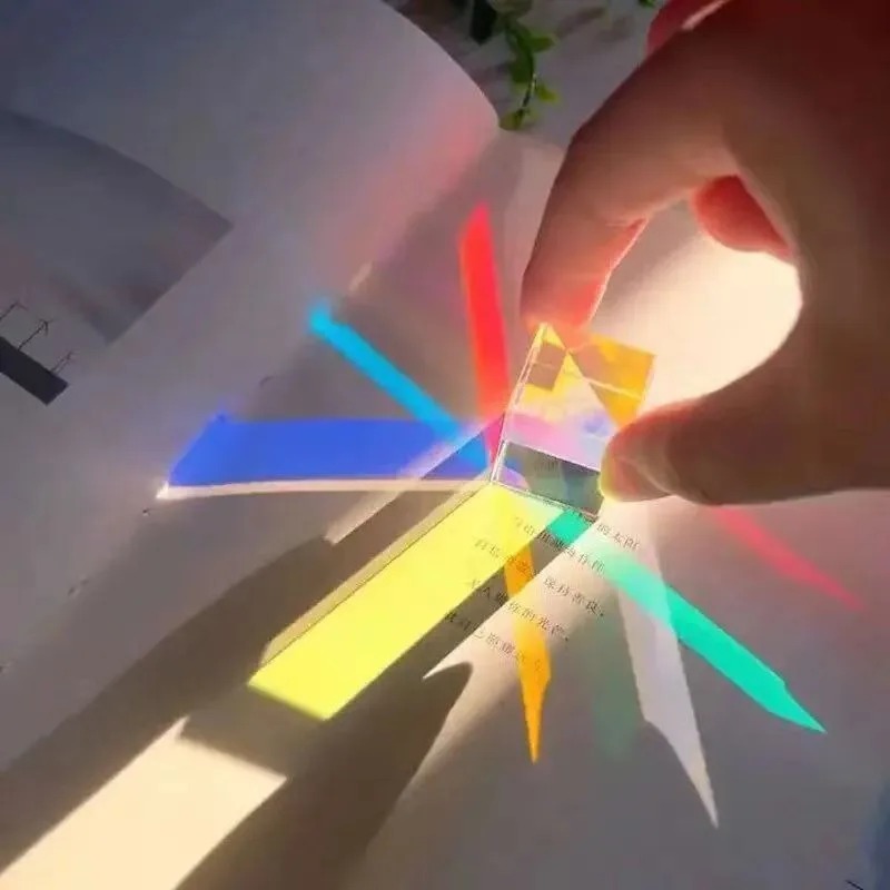 مكعب زجاجي مزدوج اللون منشور X - مراجعة Lighting Glass Photography وسعره