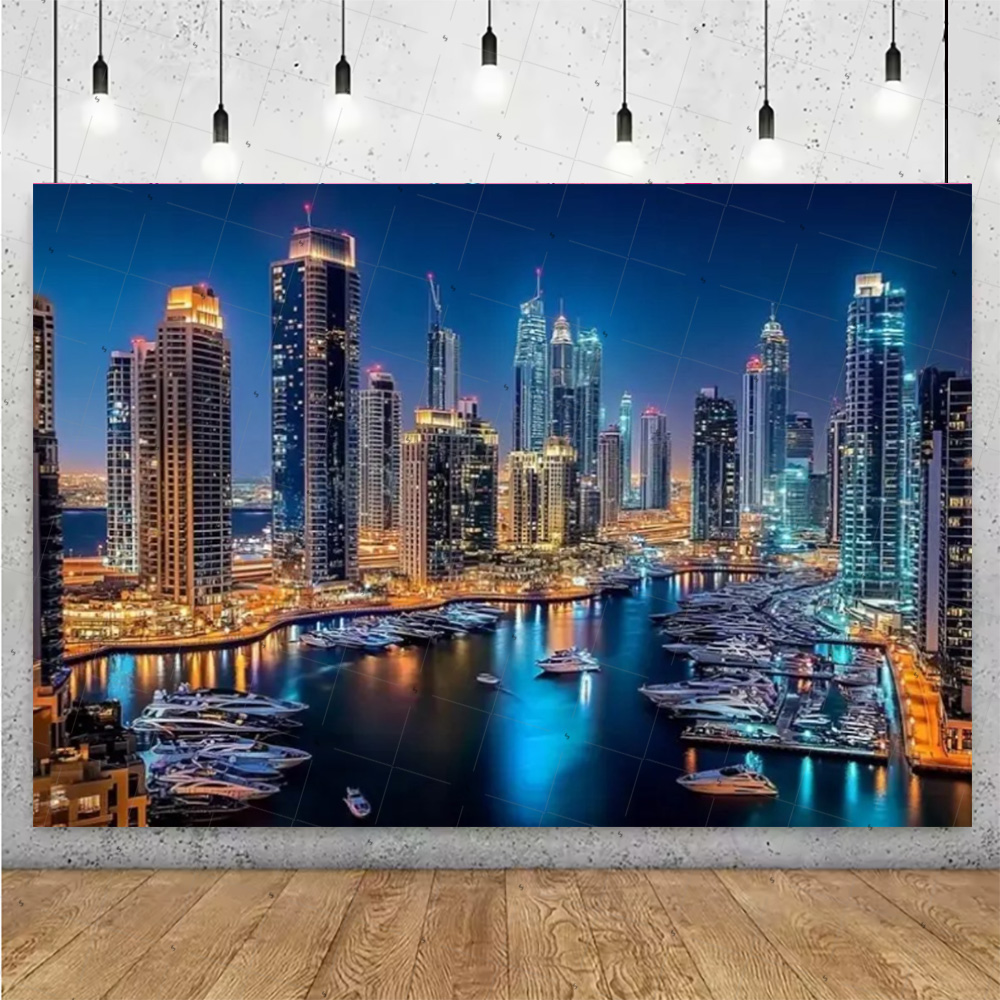لافتة خلفية للمبنى شاهقة للرؤي - مراجعة Photography Lighting Backdrop وسعره